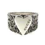 グッチ ハートアラベスクリング13 925/13.4g Bランク.