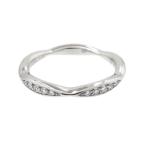 シャネル カメリアコレクションリング/ハーフエタニティ#47(日本サイズ7号近辺)  Aランク.