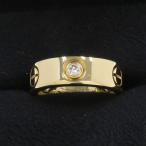 カルティエ ラブリング/ハーフダイヤ#48(日本サイズ8号近辺)  Aランク.