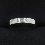 カルティエ Cドゥカルティエリング/3MM/1Pダイヤ#45(日本サイズ5号近辺)  Aランク.