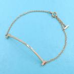 ティファニー Tスマイルブレスレット/スモール  Aランク.