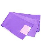 浴衣帯 単衣 半幅帯紫 パープル/桜と蝶 15572日本製 細帯 袴 ゆかた 半巾帯