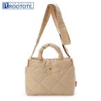 ショッピングハローキティ ハローキティ ROOTOTE デリキルトバッグ ベージュ