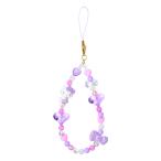 ショッピングハローキティ ハローキティ 90sフォンストラップ（ヒョウ）パープル