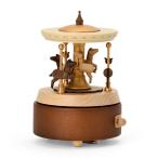 ショッピングオルゴール 木製オルゴール メリーゴーラウンド
