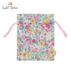 マイメロディ リバティ・ファブリックス 巾着 ピンク