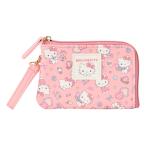 ショッピングキティ ハローキティ リール付きキー＆パスケース