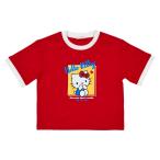 ハローキティキッズ半袖Tシャツレッ...