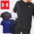 アンダーアーマー Tシャツ メンズ 半袖 ロゴ テック ブラック ホワイト UNDER ARMOUR TECH SS TEE 1228539*