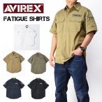 ショッピングSHIRTS AVIREX アビレックス ファティーグ シャツ FATIGUE SHIRTS ミリタリーシャツ 半袖シャツ メンズ 7833923001