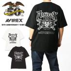 AVIREX アビレックス 50周年記念 Tシャツ 50th ロゴ刺繍 半袖Tシャツ 50th ANNIVERSARY T-SHIRT ミリタリー メンズ 783-5234008