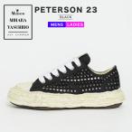 ショッピングスタッズ ミハラヤスヒロ スニーカー 靴 メンズ 黒 mihara yasuhiro PETERSON 23 ピーターソン 23 ブランド おしゃれ 厚底 キャンバススニーカー ローカット スタッズ