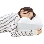 MORIPiLO 枕 もっと うもれる贅沢まくら 包まれっぱなし うつぶせ寝 横向き寝対応 やわらかめ ホワイト (ゆったりワイド) 62x40