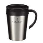 パール金属 マグカップ ミラー 400ml 真空蓋付 カフェマグバリスタ HB-3987