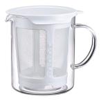 HARIO(ハリオ) だしポット 実用容量 600ml 出汁 手作り ホワイト 日本製 プレゼント ギフト 贈り物 DP-600-W
