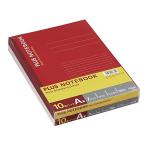 PLUS(プラス) ノート セミB5(6号)A罫30枚10冊パック NO-003AS-10P 76-729