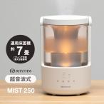 超音波式プールレス加湿器 MIST 250(ミスト 250) ライトグレー 9YYA64RH08 リズム(Rhythm)