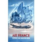 エアフランスポスター Send your packages by plane, Ponty 1949