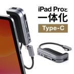 USBハブ Type-C ハブ HDMI出力 PD給電 カードリーダー SD microSD 3.5mmジャック 変換アダプタ ドッキングハブ iPad Pro