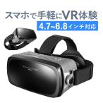 VRゴーグル スマホ バーチャルゴーグル ヘッドマウントディスプレイ メガネ対応 スマホ用 スマートフォン iPhone Android VRメガネ 400-MEDIVR9