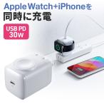 Apple Watch зарядное устройство Type-C 1 порт USB PD 30W Apple часы магнитный зарядка беспроводной зарядка адаптер внезапный скорость зарядка модель C смартфон iPhone iPad засвидетельствование товар 700-AC042