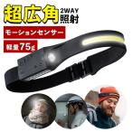 ヘッドライト LEDライト センサー付きヘッドライト ハンズフリー ヘッドランプ 充電式 釣り 登山 面発光 ヘルメット 夜間作業 防災 センサー