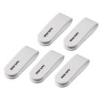  кабель зажим магнит силикон производства слуховай аппарат зажим кабель место хранения 5 шт. комплект белый CA-517W