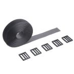  текстильная застёжка кабельная стяжка ширина 25mm длина 3m чёрный специальный can имеется CA-MF10BK