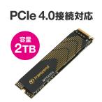 Transcend M.2 SSD 2TB NVMe 1.4準拠 PCIe Gen4×4 3D NAND TS2TMTE250S PS5要件準拠