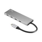 USB TypeC 4 порт ступица USB Type-C×4 PD100W соответствует 10Gbps соответствует высокая скорость . отправка aluminium .. кабель в одном корпусе тонкий Windows Mac iPad Chromebook USB-10TCP38SV