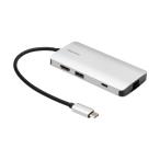 USB Type-Cモバイルドッキングステーション 7-in-1 4K/30Hz対応 HDMI出力 SD/microSDカードリーダー PD100W USB-DKM11S