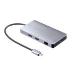ドッキングステーション USB-C HDMI 4K L型アダプタ USB PD100W スマートPD対応 USB 5Gbps ケーブル長20cm モバイルドッキングステーション USB-DKM8S