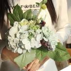 2本セット  ウエディングブーケ 安い 結婚式 花嫁 ブーケ 造花 花束 ローズ ブライダルブーケ ウェディング アレンジメント アートフラワー インテリアフラ