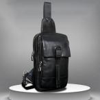 ボディバッグ メンズ 本革　2way 斜め掛け　ショルダーバッグ 自転車　鞄 レザー　ワンショルダー カジュアル 機能性