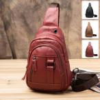 ボディバッグ メンズ 本革　2way 斜め掛け　ショルダーバッグ 自転車　鞄 レザー　ワンショルダー カジュアル 機能性