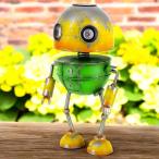 大きなロボット ブリキ製 ガーデニング レトロ お庭づくり 園芸 オブジェ 置物 インテリア ディスプレイ かわいい 46000