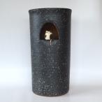  маленькое окно .. стойка для зонтов Shigaraki . японский стиль стойка для зонтов современный художественное изделие жарение предмет зонт inserting керамика изделие прикладного искусства японский стиль современный зонт место хранения .. Lucky кошка ..