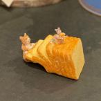  чай тигр кошка .. кошка retro античный способ хлеб кошка . мышь Showa Retro украшение произведение искусства подарок подарок симпатичный миниатюра EV14771A высота примерно 5cm