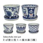  соба чашка саке type Mini цветочный горшок 5 вид lhr514 низ дыра есть поддонник бонсай суккулентное растение . корень растения бонсай кокэдама интерьер модный японский стиль мир рисунок манэки-нэко птицы и звери .. рыба 