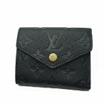 【新品】ルイヴィトン LOUIS VUITTON ポルトフォイユ・ゾエ モノグラム アンプラント ミニ財布 三つ折り財布 ブラック ノワール M62935