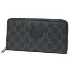 グッチ GUCCI ラウンドファスナー長財布 T.GG SUPR/AZALEA MICHEL PRINT GG RETRO 673003 92TCN 1000 ブラック 【新品】