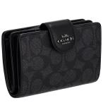 ショッピングcoach 【新品】コーチ COACH アウトレット 二つ折り財布 CW786 QBMI5 QB/CHARCOAL/BLACK