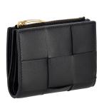 【新品】ボッテガヴェネタ BOTTEGA VENETA レディース 二つ折り財布 742698 V3UO3 8425 ブラック