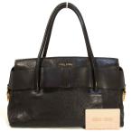 ミュウミュウ ハンドバッグ 5BA055 マドラス リボンデザインハンド NERO(黒) 中古 グレード:AB サンヤ質店