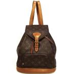 ショッピングヴィトン ルイ ヴィトン リュック M51136 モノグラム モンスリMM（廃番） 茶系 中古 グレード：AB サンヤ質店