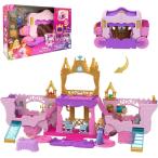 ディズニープリンセス ピンクのおしろ ばしゃがおしろにへんしん