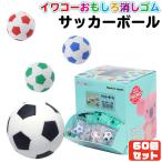 イワコー おもしろ消しゴム サッカーボール（Soccer Football） 60個セット 爆買