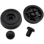 差込式プラスチック足　ケース側穴の直径φ8.0.mm　円の直径φ20.0mm　高さ4.0mm　ケース用プラスチック足　12個入　＜2zi-014＞