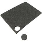シール付スポンジ足　円の直径φ7.7mm　高さ2.6mm　シール接着スポンジ足・ケース用スポンジ足　12個入　＜2zi-601＞