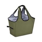 〔5枚セット〕 肩かけできて持ちやすい保冷買い物かごバック 折りたたんでコンパクト収納 自立する KMB-001X5